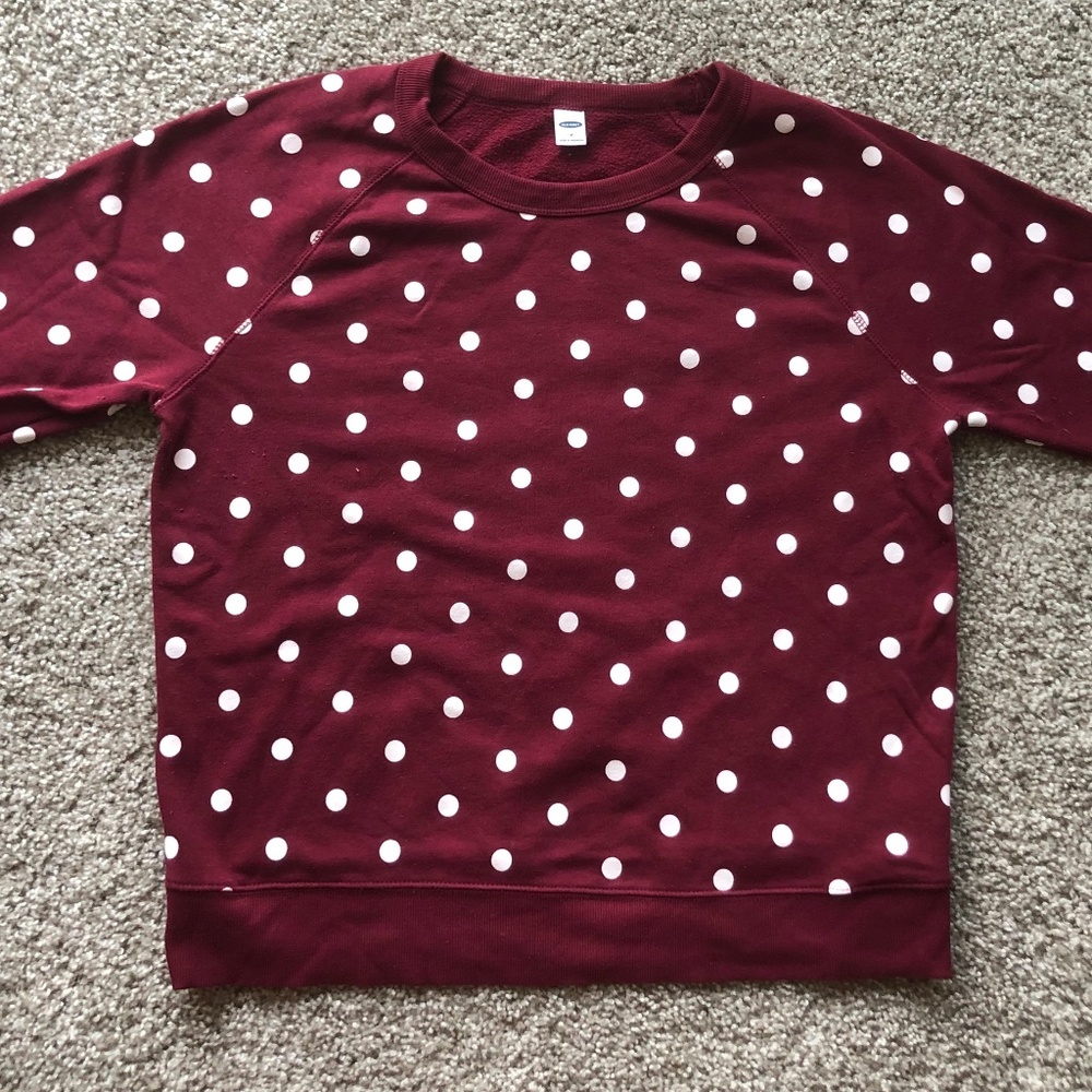 Red Polka Dot Sweater from Old Navy